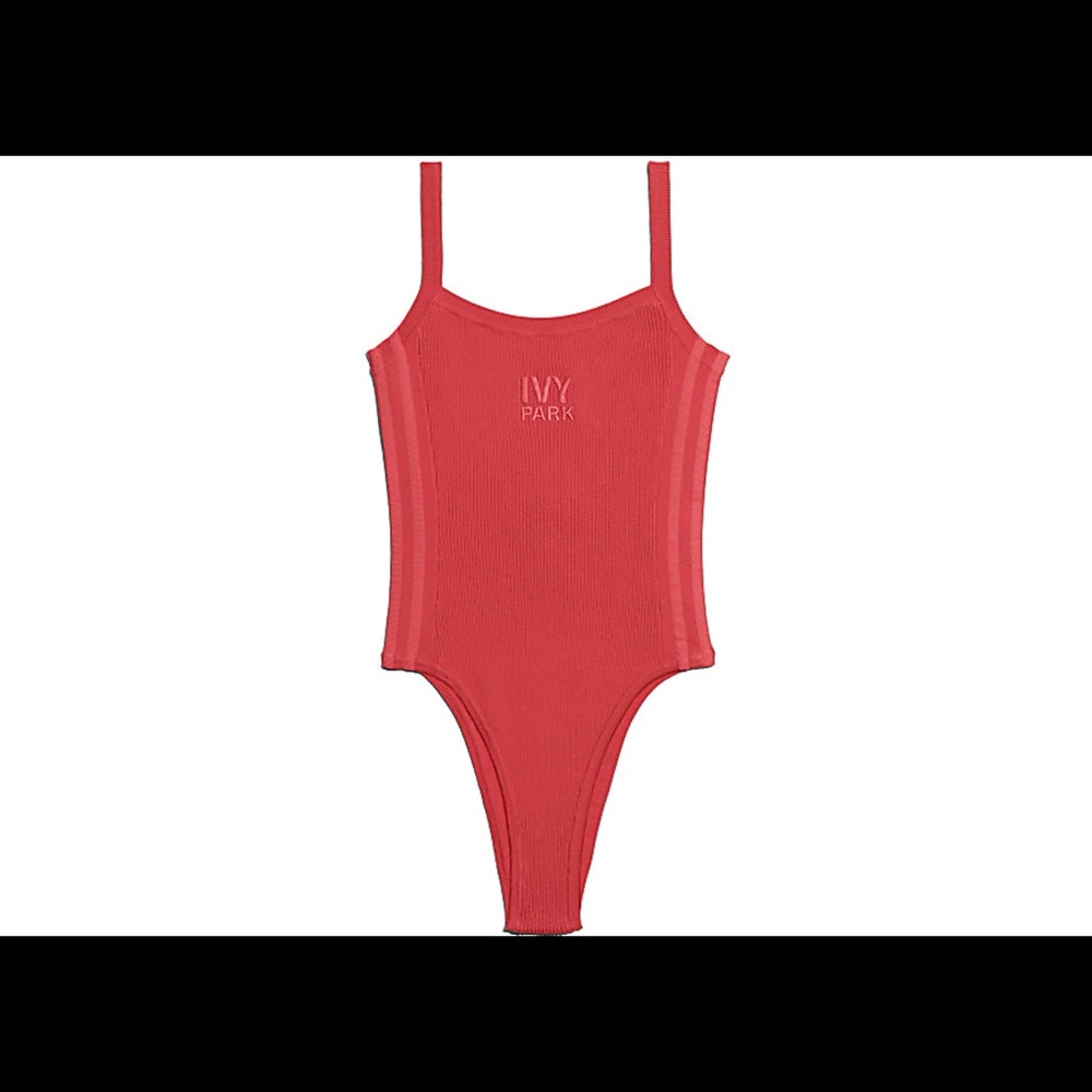 🚫SOLD OUT🚫NWT IVY PARK Knit Tank Coral Bodysuit - Picture 2 of 2